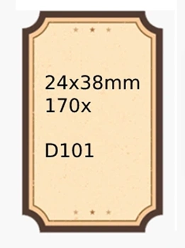 Etichete termice NIIMBOT 24x38mm RETRO 170 buc pentru D101