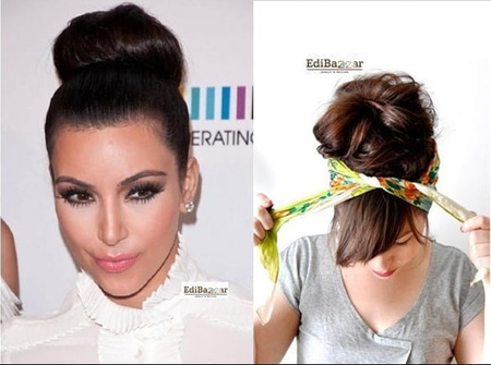 Agrafe, set de 4 piese, pentru a-ti prinde parul intr-un coc vintage HAIRAGAMI