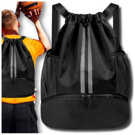 Rucsac negru sport pentru antrenament gimnastica