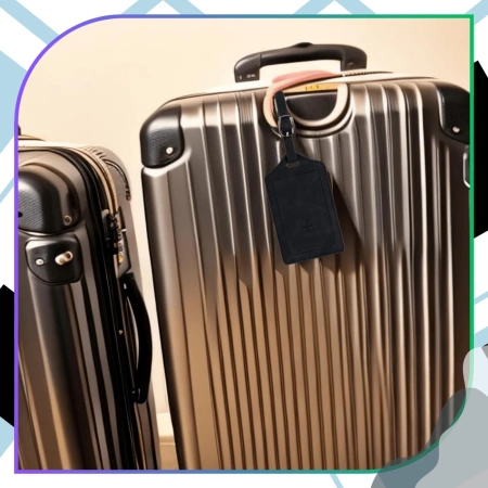 Set de călătorie negru Husă pentru pașaport și pandantiv portofel de călătorie