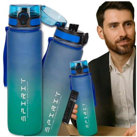 TRESSARI PC BPA Free running sticla 1000ml Sticla de apa sport