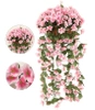 1 buc Hanging artificiale iederă alpinism flori decorative pentru balcon