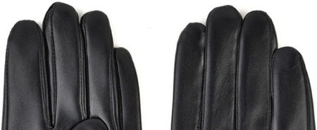 Manusi barbati piele touch, negre, elegante, izolate