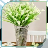 Flori artificiale crini albi decor buchet calla 5buc