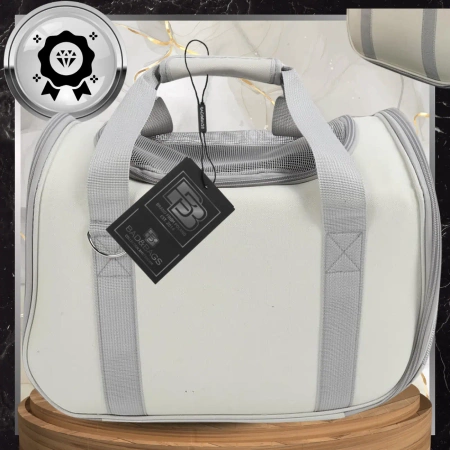 BAD&BAGS transport bej pentru geanta auto pentru caini mici