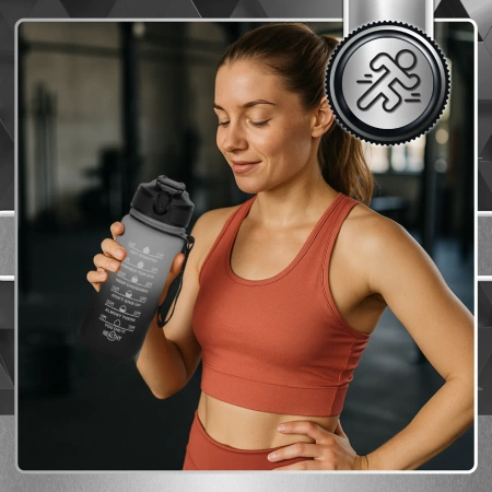 Sticla sport TRESSARI, sticla durabila fara BPA Tritan 600ml