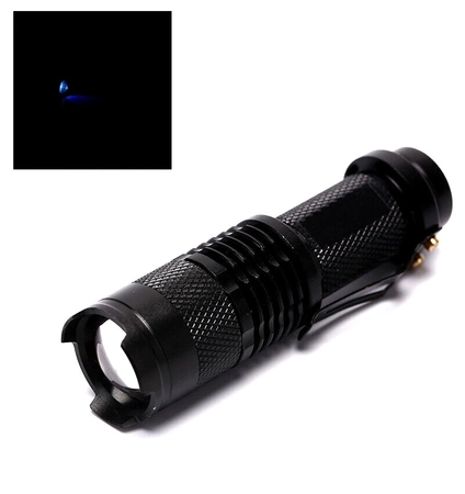 Mini detector UV detector lanternă din aluminiu rezistent la apă