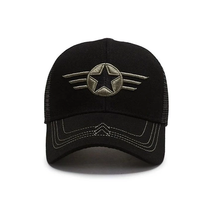 Şapcă de baseball militară neagră