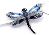 Brosa DRAGONFLY cu zirconi, ac retro insecte