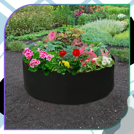 SAC mare de plantare ghiveci rotund 90 x 30 cm