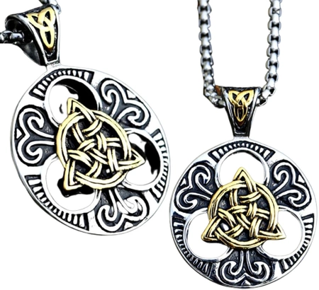 Colier barbatesc, otel chirurgical, viking, amuleta nordica
