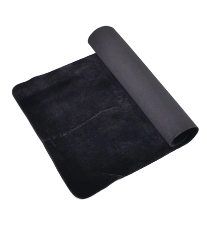 Covoraș de baie absorbant, antiderapant, negru, moale