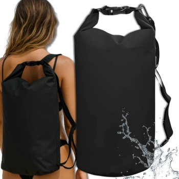 Geantă uscată mare pentru plajă, impermeabilă, pentru spate 10l