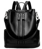 RUCSAC SCOALA ELEGANT NEGRU DAMA PIELE