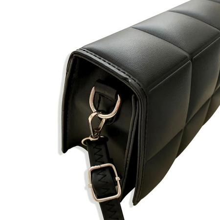 Geantă de umăr matlasată în carouri elegantă de damă