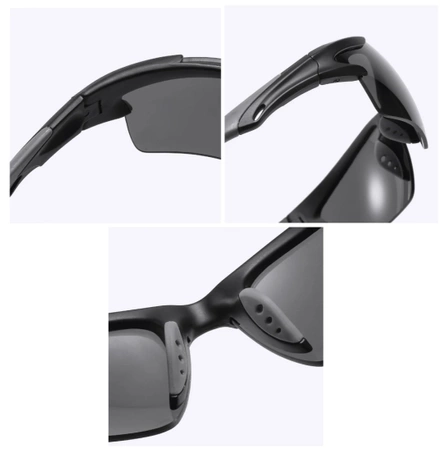 Ochelari de ciclism sport pentru femei și bărbați de culoare neagră