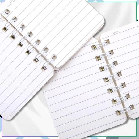 Caiet de buzunar caiet caiet cu spirală capibara set de 4