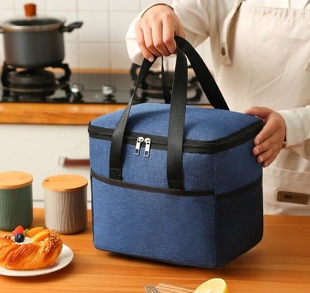 LUNCH BOX sac de prânz termic cu loc pentru mâncare