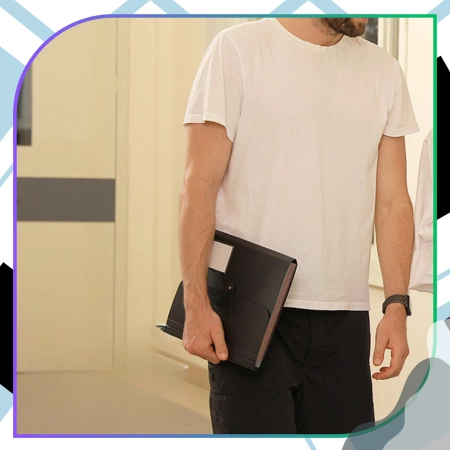 Organizator de dosare pentru documente A4, negru, pliabil