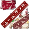 Față de masă burgundy de Crăciun