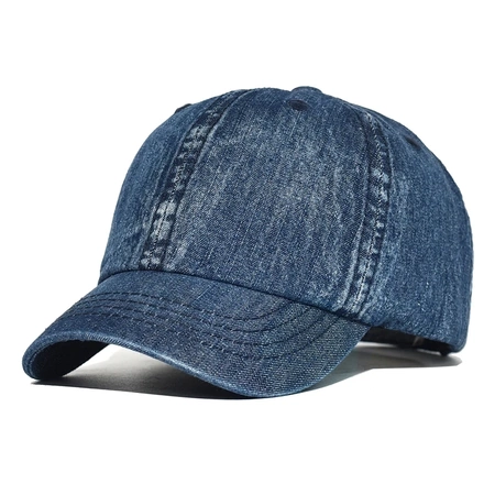 Șapcă de baseball vintage scurtă trucker din denim