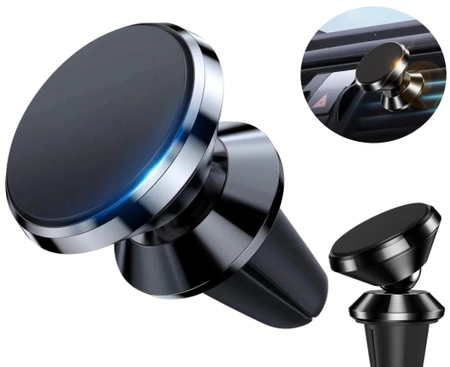 Suport auto magnetic pentru telefon pe grilă universal