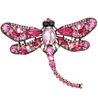 Brosa cu ace de zirconi insecta retro DRAGONFLY boho