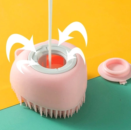 Gel de gel din silicon cu dozator, roz