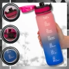 Sticla TRESSARI BPA Free 1000ml pentru alergat cu apa Tritan