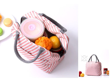 Geanta termica pentru pranz LUNCH BOX pink cat