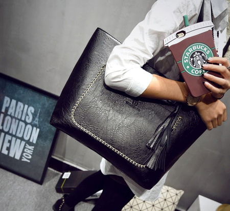 GEANT MARE DIN PIELE, CAPACITATE, GEANT MARE SHOPPER PENTRU FEMEI