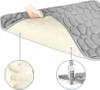 Covoraș de baie absorbant, antiderapant, gri, moale