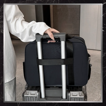 Geanta de voiaj business pentru bagaj de mana avion BAD&BAGS rezistenta la apa