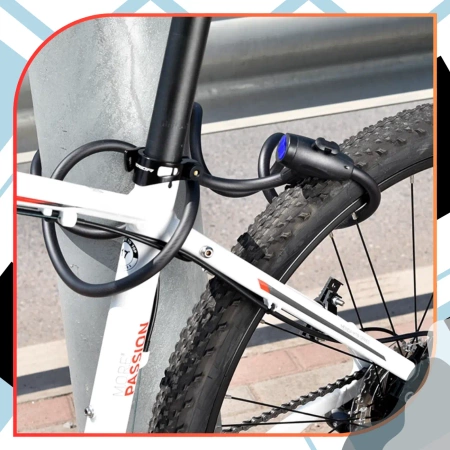 Broasca bicicletei cu protectie cablu PADLOCK cu cheie