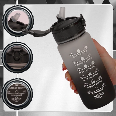 Sticla de 600 ml, sticla de apa sport TRESSARI, solid PC FARA BPA