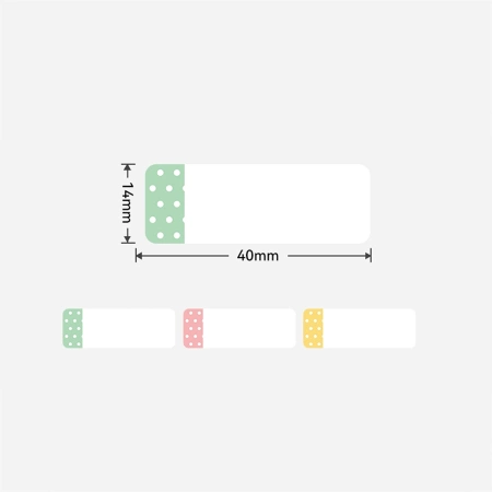 NIIMBOT Etichete Termice 14x40mm cu puncte 160 buc
