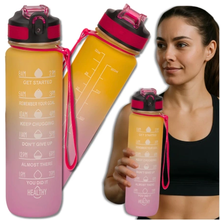 Sticla de apa sport TRESSARI 1000ml, solid PC