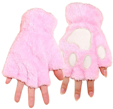 Mănuși de damă, labe de iarnă, mănuși de pluș