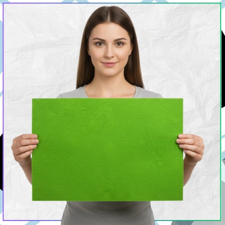 Foi decorative din fetru 40x45cm set de 20 bucăți, amestec de culori, mari