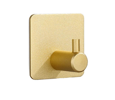 Set de 3 cârlige de perete autoadezive loft gold