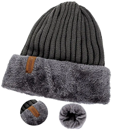 Căciulă unisex izolată de iarnă cu blană