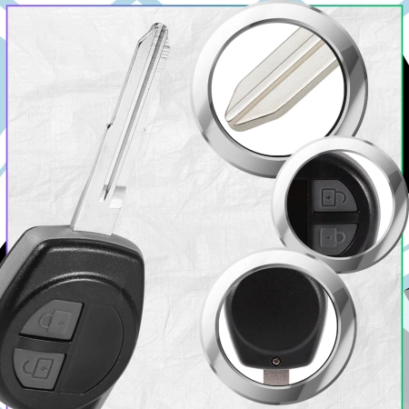 Capac cheie Fiat Sedici Suzuki SX4 Opel 2 butoane