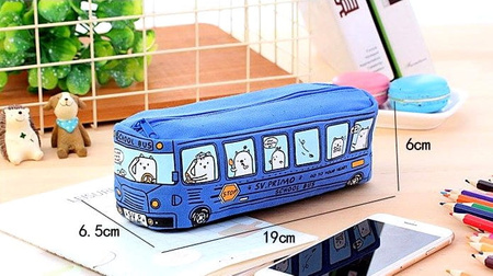 Trusa, autobuz școlar, geantă cosmetică, ghiozdan, tub