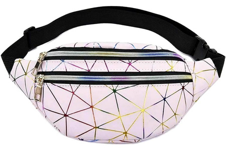 Geantă de șold geometric reflectorizant