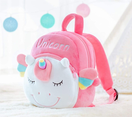 Rucsac inicorn Unicorn de pluș pentru preșcolari