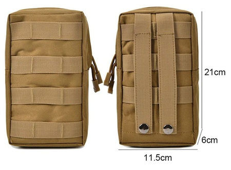 Geanta tactica militara cu husa MOLLE