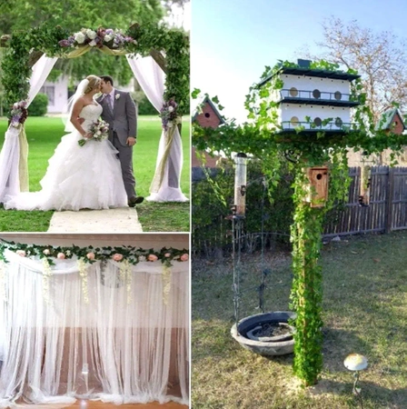 6 bucăți frunze agățate de iedera cataratoare pentru ghirlanda