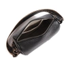 Elegant femei din piele neagră sac de umăr postbag