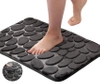 Covoraș absorbant anti-alunecare pentru baie, negru, moale