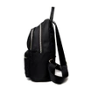Rucsac elegant de dama negru cu accesorii matlasate aurii